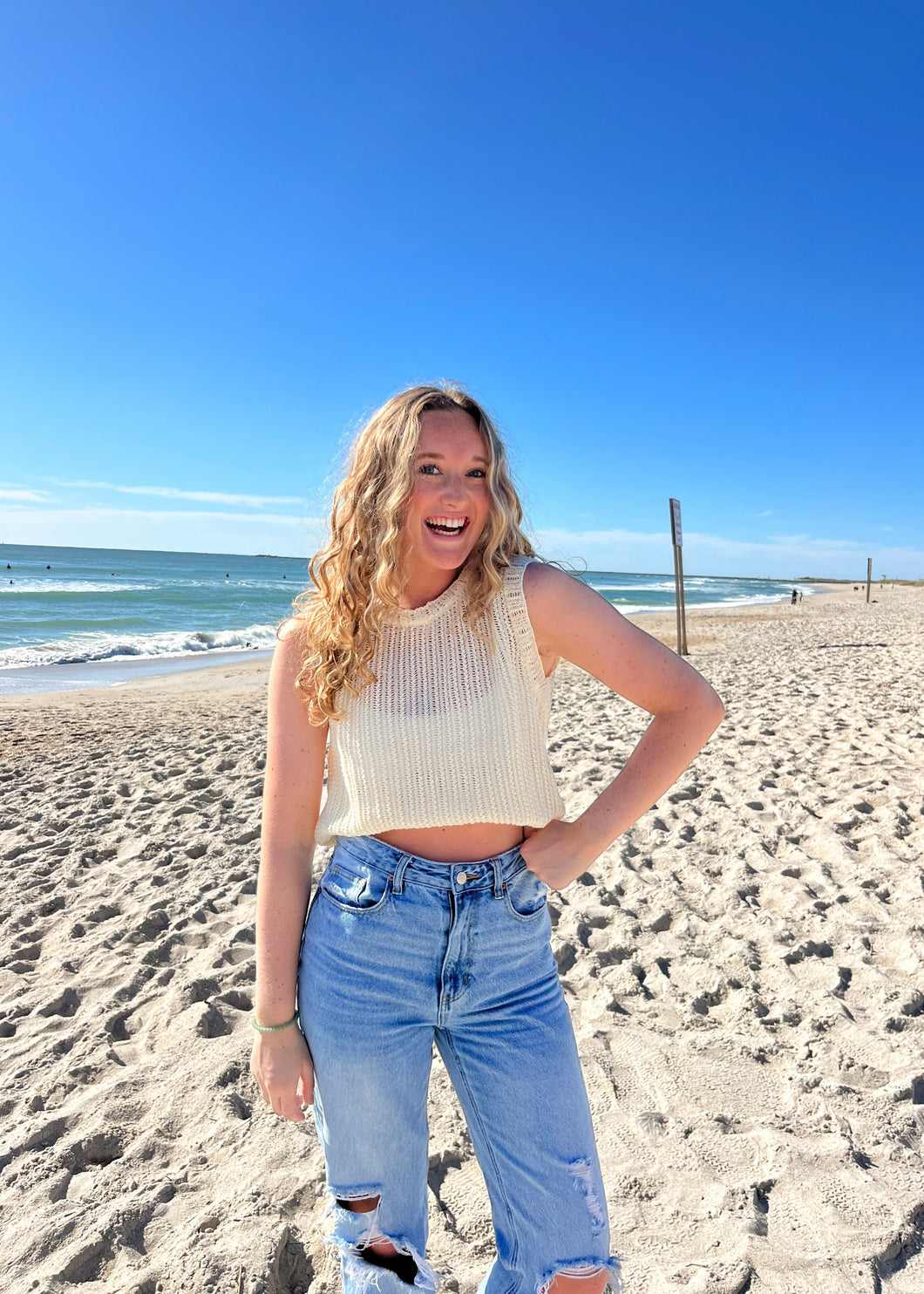 Ashore Knit Sweater Vest