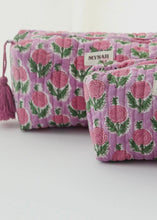 Load image into Gallery viewer, Quilted Make-up Bag
