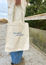 Load image into Gallery viewer, Jesus Met Me On The Beach - Tote Bag
