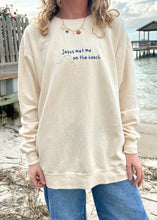 Load image into Gallery viewer, Jesus Met Me On The Beach - Crewneck
