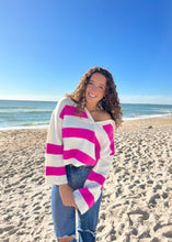 Load image into Gallery viewer, Coastal Granddaughter Sweater - Fuchsia
