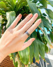 Load image into Gallery viewer, Checkered Day Ring
