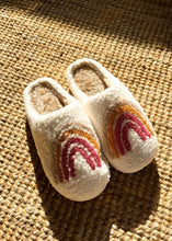 Load image into Gallery viewer, Boho Rainbow Slippers
